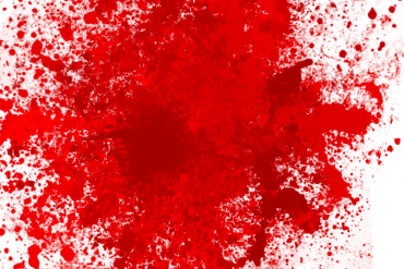red blood splash on white background rl7pad4m F0000