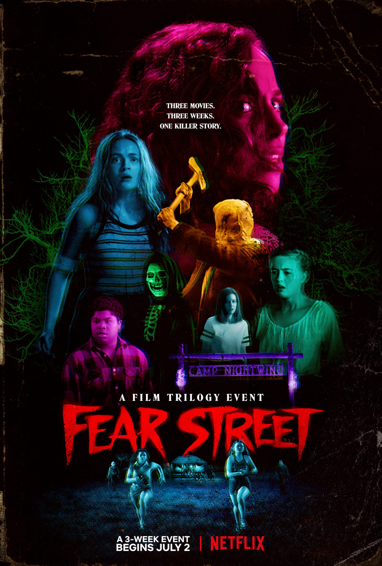 Fear Street trilogy affiche Netflix