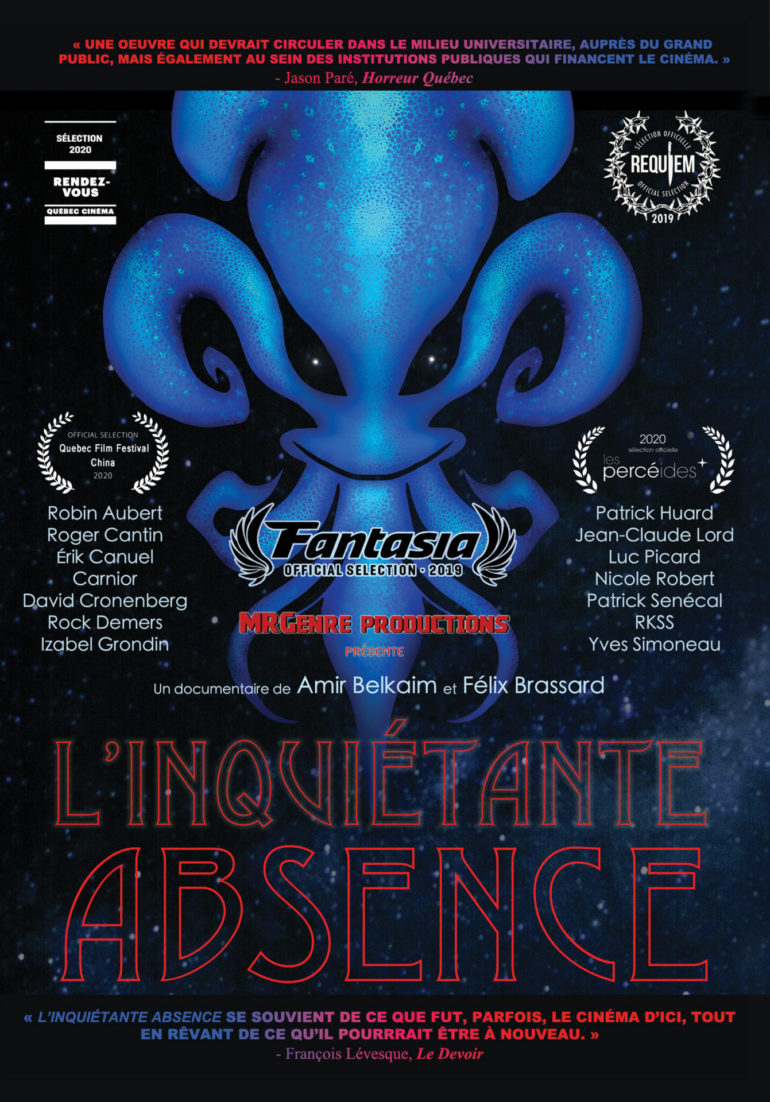 inquietante absence dvd cover